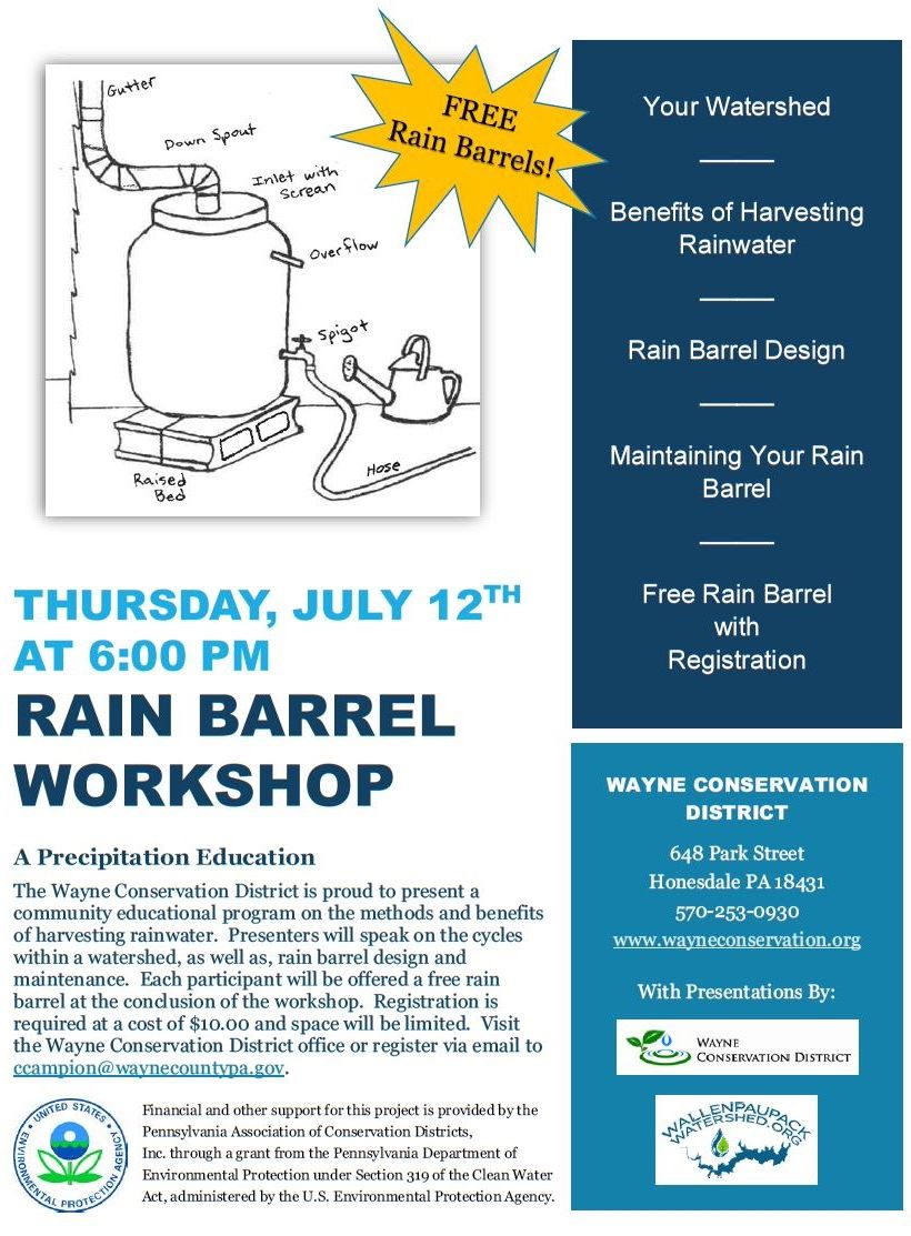 Rain Barrel Workshop Flyer