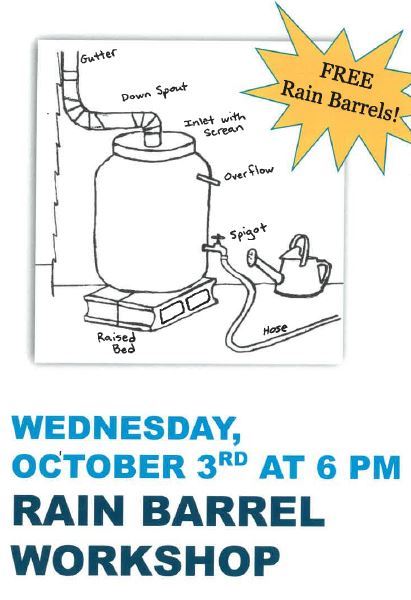 Rain Barrell Illustration