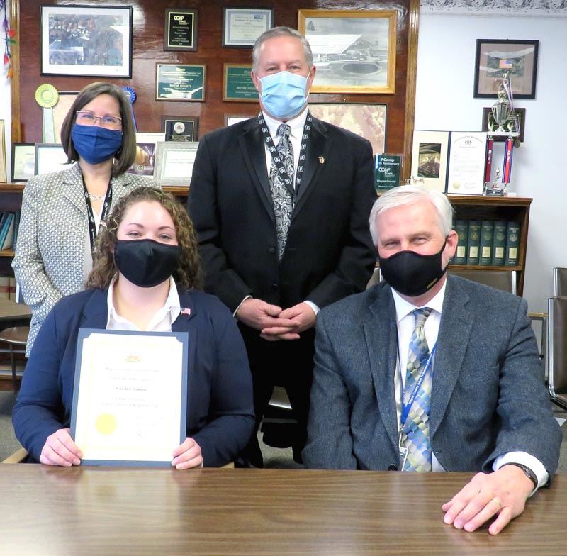 HunterSimon was recognized for one year of service in Adult Probation.