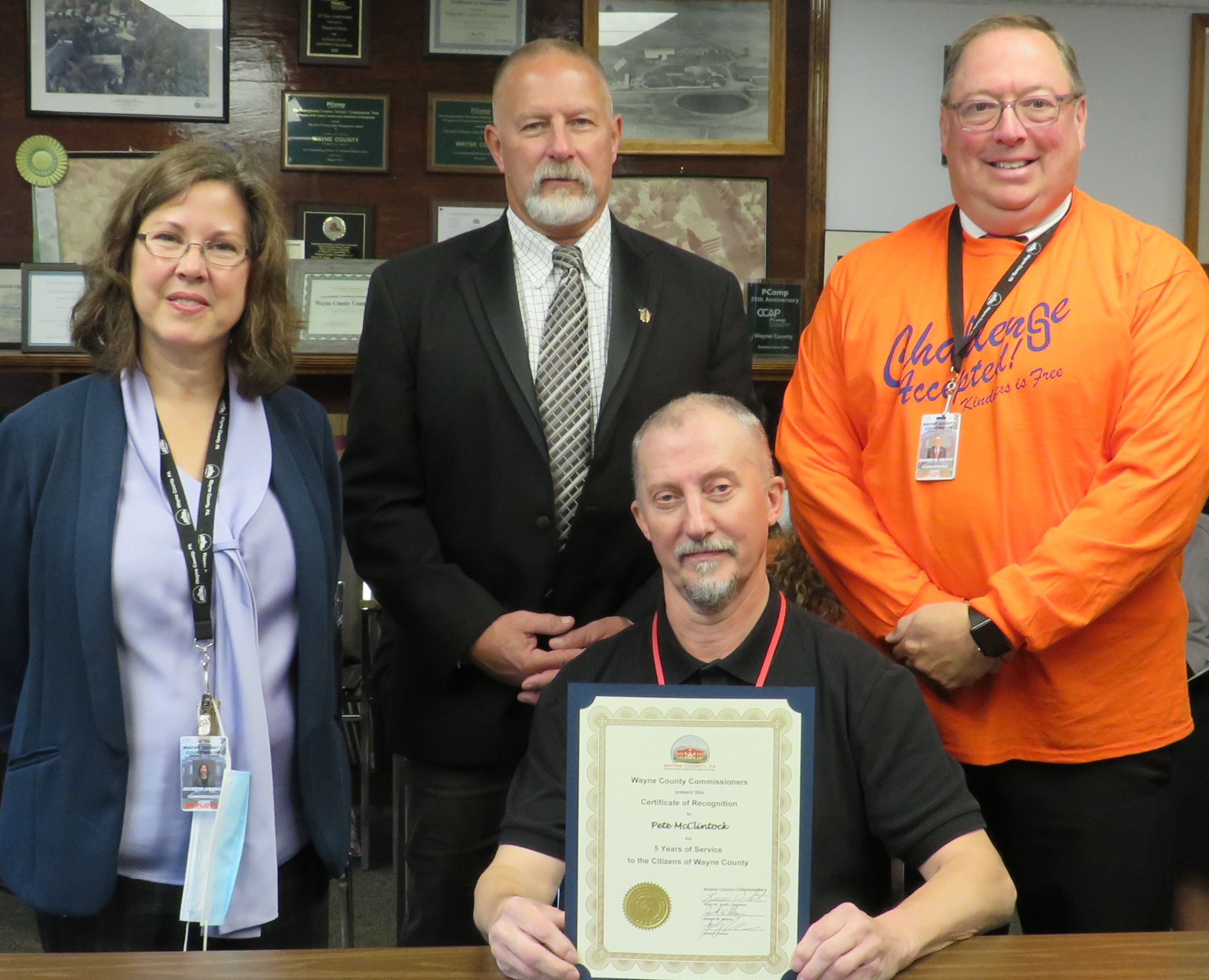 Pete McClintock, Assessment, 5 years