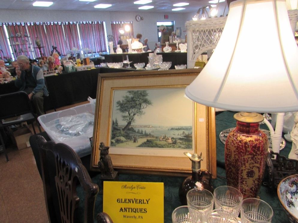 A scene from the Annual Women's Club of Honesdale Antique Show & Sale, which benefits from the ta