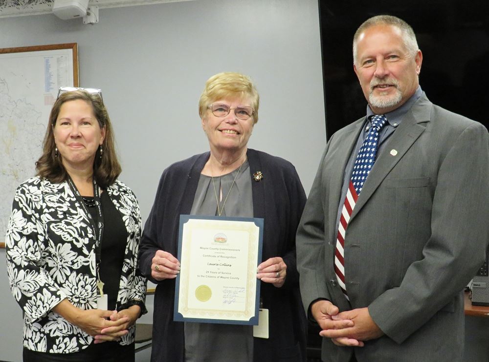 Laurie Collins, Prothonotary, 25 years