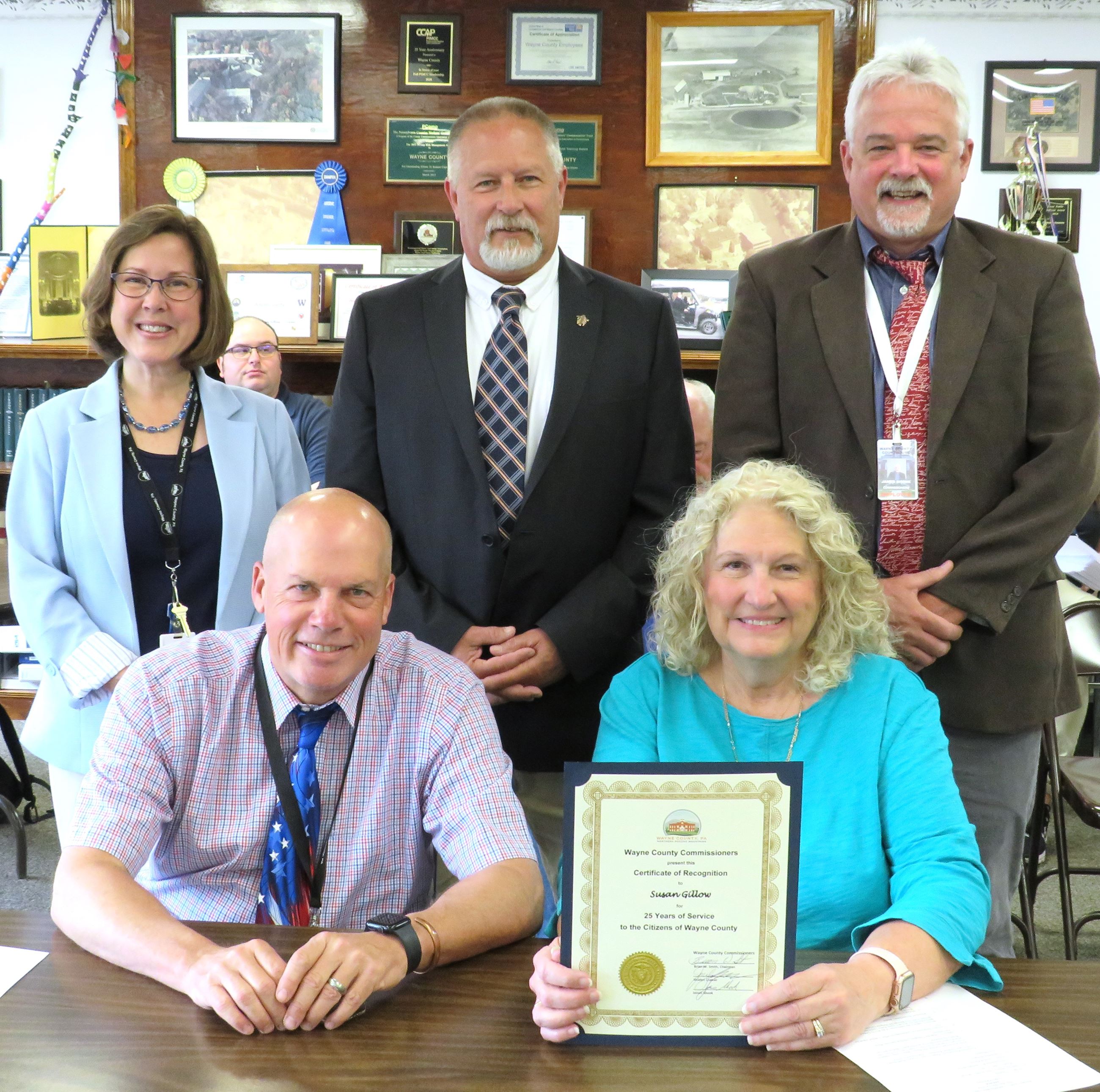 Susan Gillow, Prothonotary, 25 years