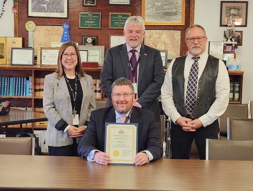 Andrew Seder, 5 years, Chief Clerk 2