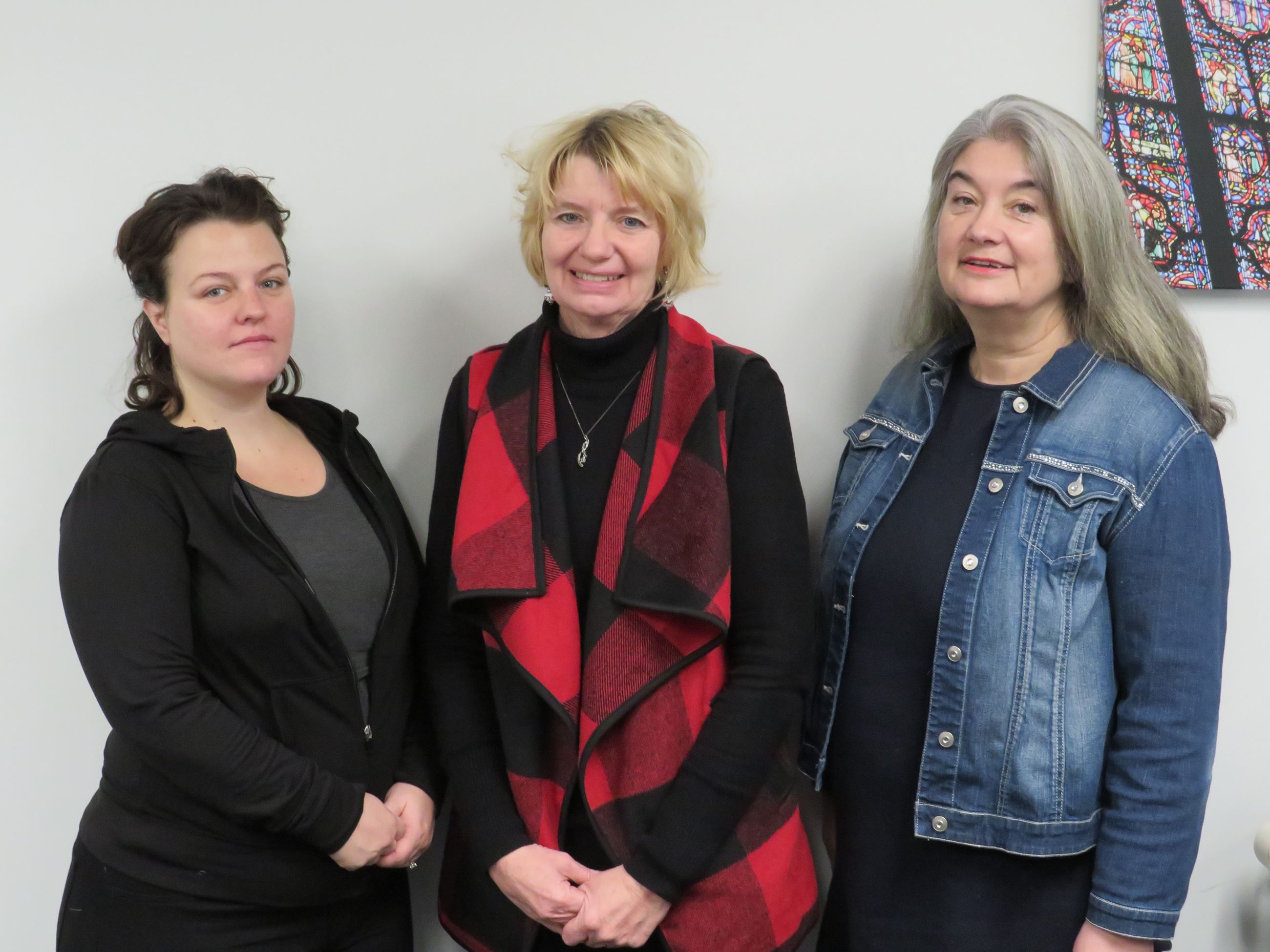 Auditors Catherine Rickard, Carla Komar and Robin Sampson.